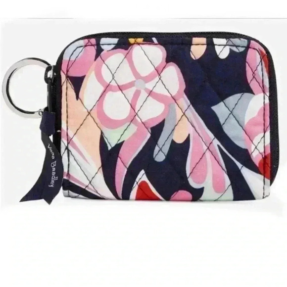 Vera Bradley RFID Petite Zip-Around Wallet Mod Paisley NWT - Picture 1 of 6